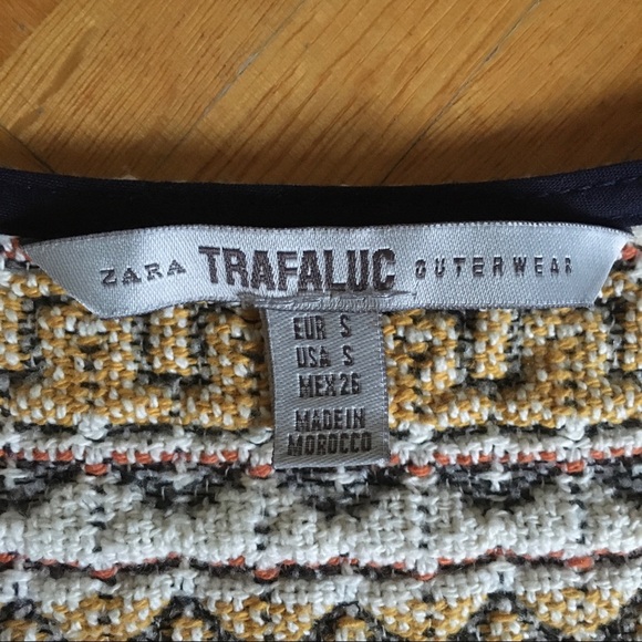 Zara striped jacquard aztec jacket - Picture 7 of 7